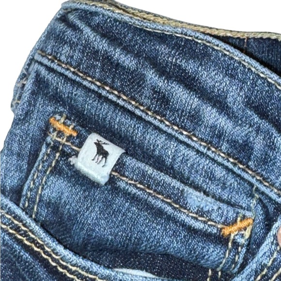 Abercrombie Kids distress CUTE STRETCH jeans girls size 14 - Picture 6 of 11